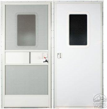 AP Products 015-217717 RV Square Entrance Door – 26″ x 72″, Polar White
