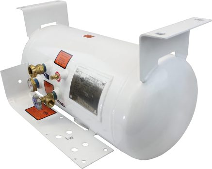 Flame King YSN122 12.2 Gallon RV, Van Or Trailer Horizontal ASME RV Propane Tank Cylinder, 12″ x 28″