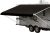 ShadePro – RV Awning Fabric Replacement – Premium Grade Weatherproof Vinyl – Universal Outdoor Canopy for Camper, Trailer, and Motorhome Awnings – Solid Black – 19′ (Fabric 18’2″)
