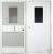 AP Products 015-217717 RV Square Entrance Door – 26″ x 72″, Polar White