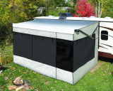 Solera Family Room RV Awning Screen Room, 13′, for 10′-21′ Manual or Power RV Awnings, Polyester Fabric Construction, Weatherproof, Storage Bag, Compatible with Solera, Dometic, Carefree – 362228